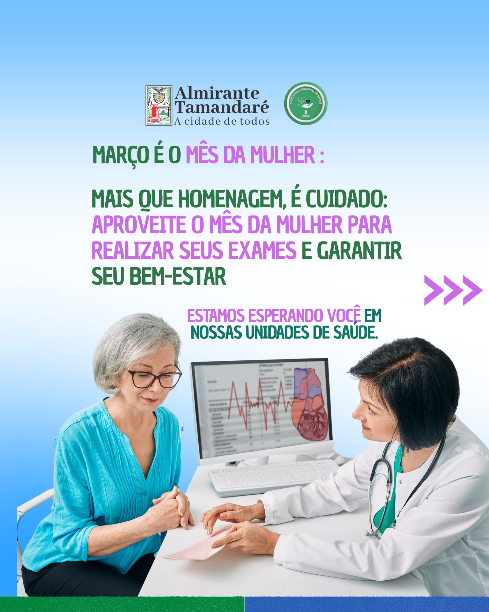 Post no instagram da Prefeitura de Almirante Tamandaré