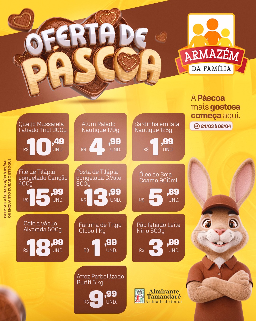 Post no instagram da Prefeitura de Almirante Tamandaré