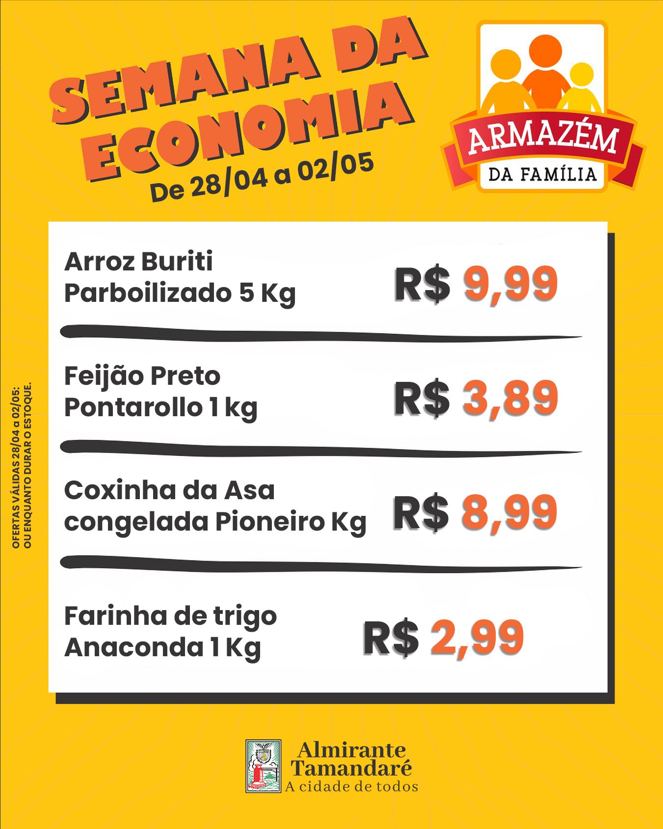 Post no instagram da Prefeitura de Almirante Tamandaré