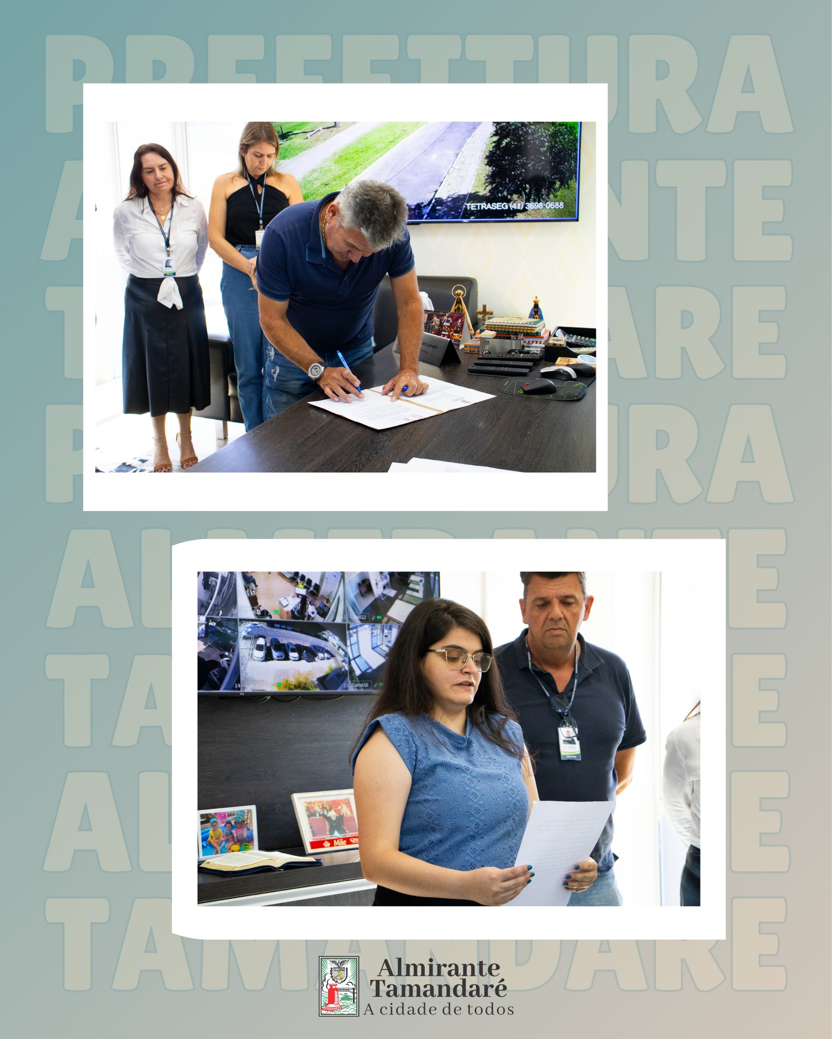 Post no instagram da Prefeitura de Almirante Tamandaré