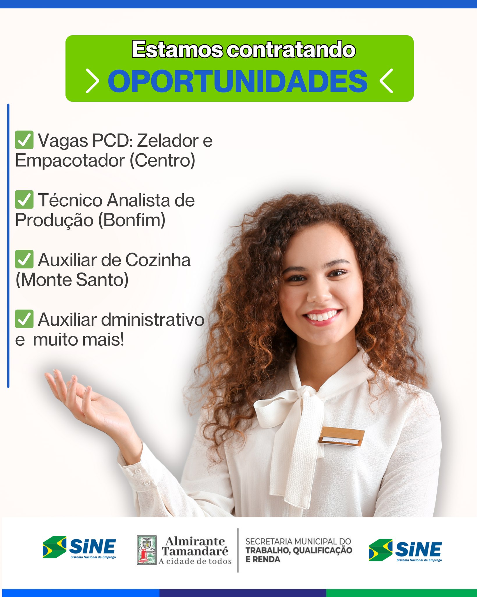 Post no instagram da Prefeitura de Almirante Tamandaré