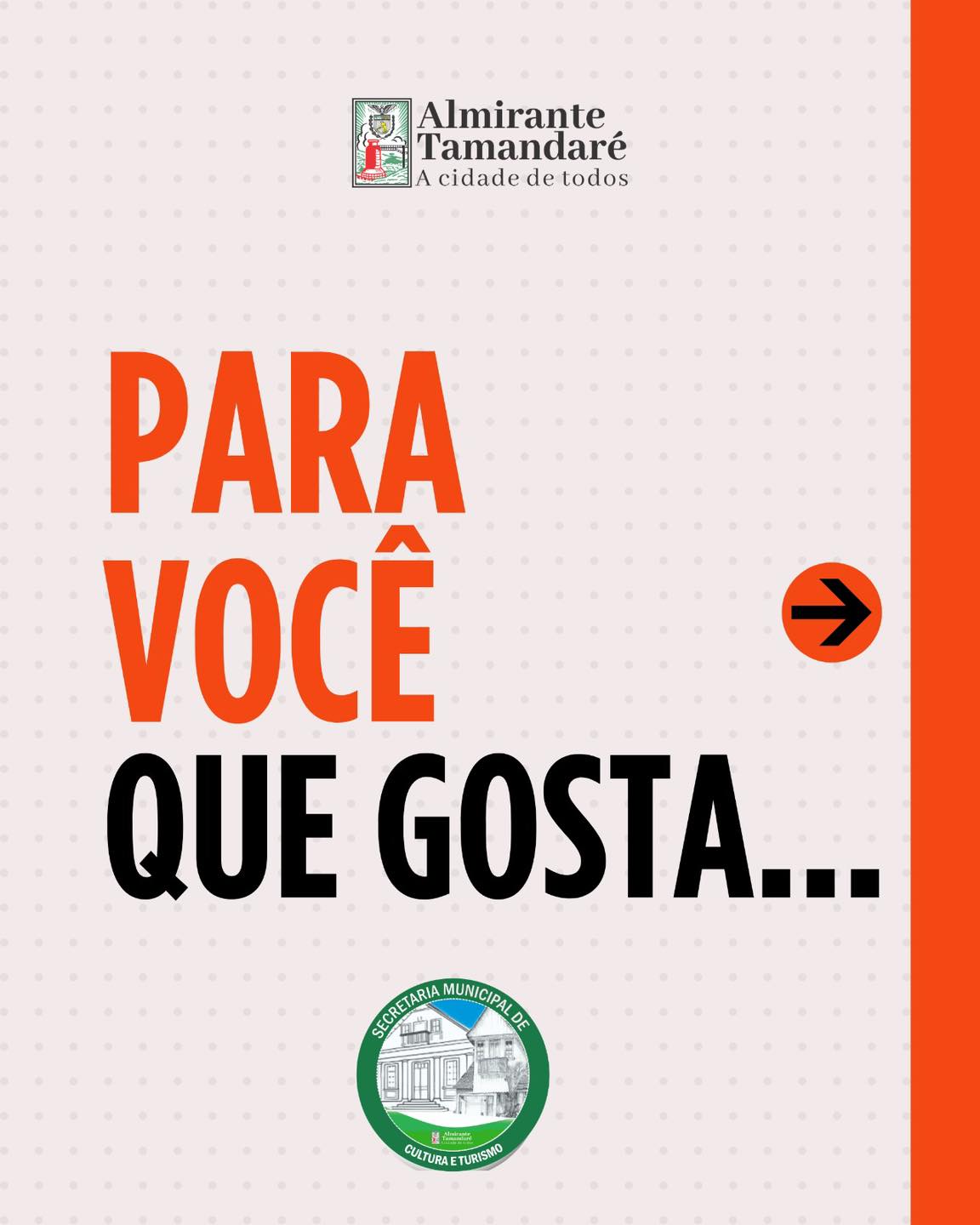 Post no instagram da Prefeitura de Almirante Tamandaré