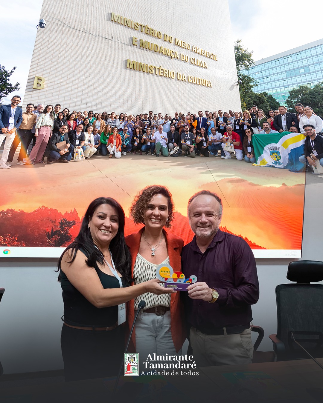 Post no instagram da Prefeitura de Almirante Tamandaré