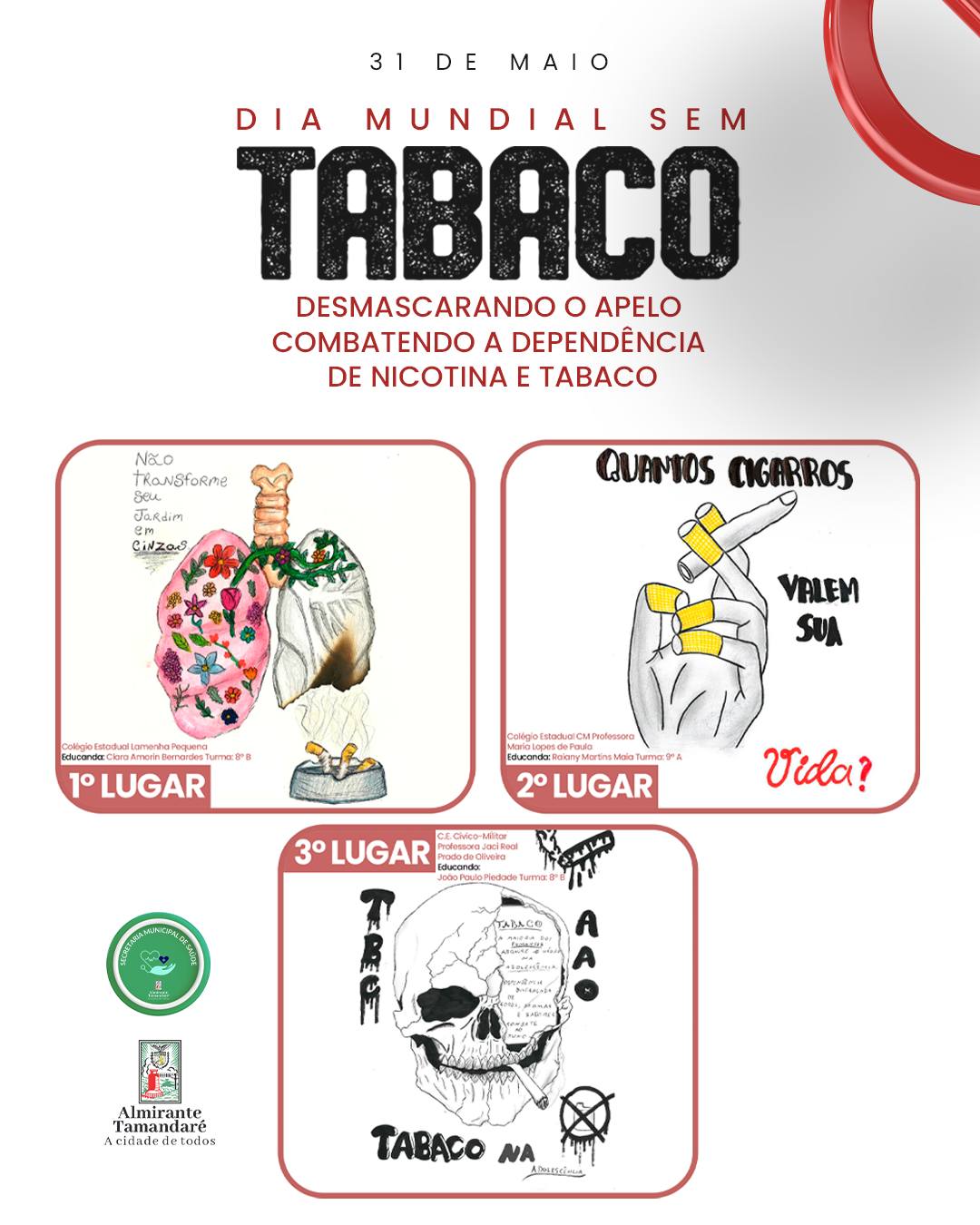 Post no instagram da Prefeitura de Almirante Tamandaré