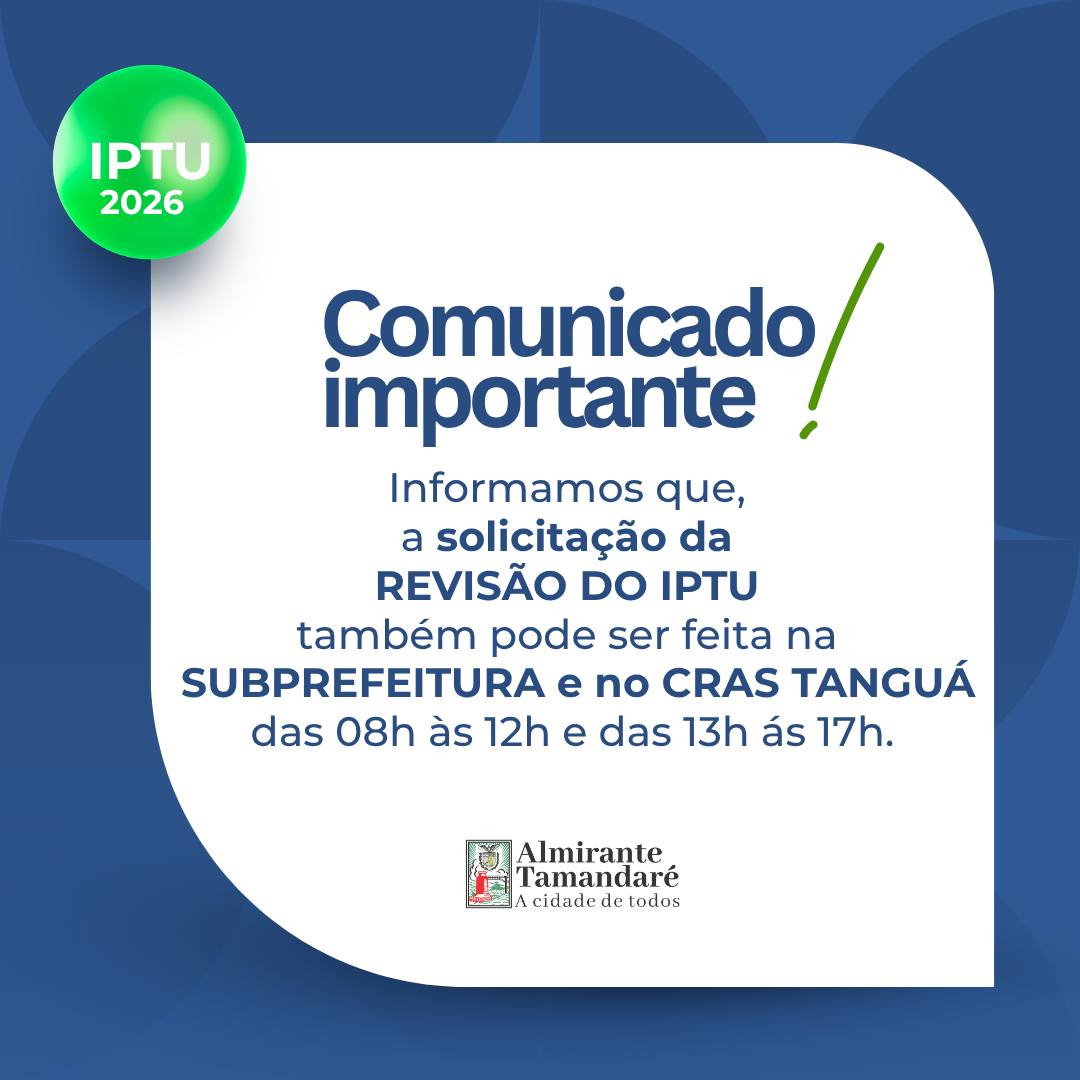 Post no instagram da Prefeitura de Almirante Tamandaré