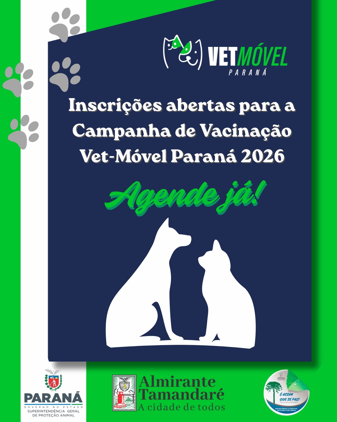 Post no instagram da Prefeitura de Almirante Tamandaré