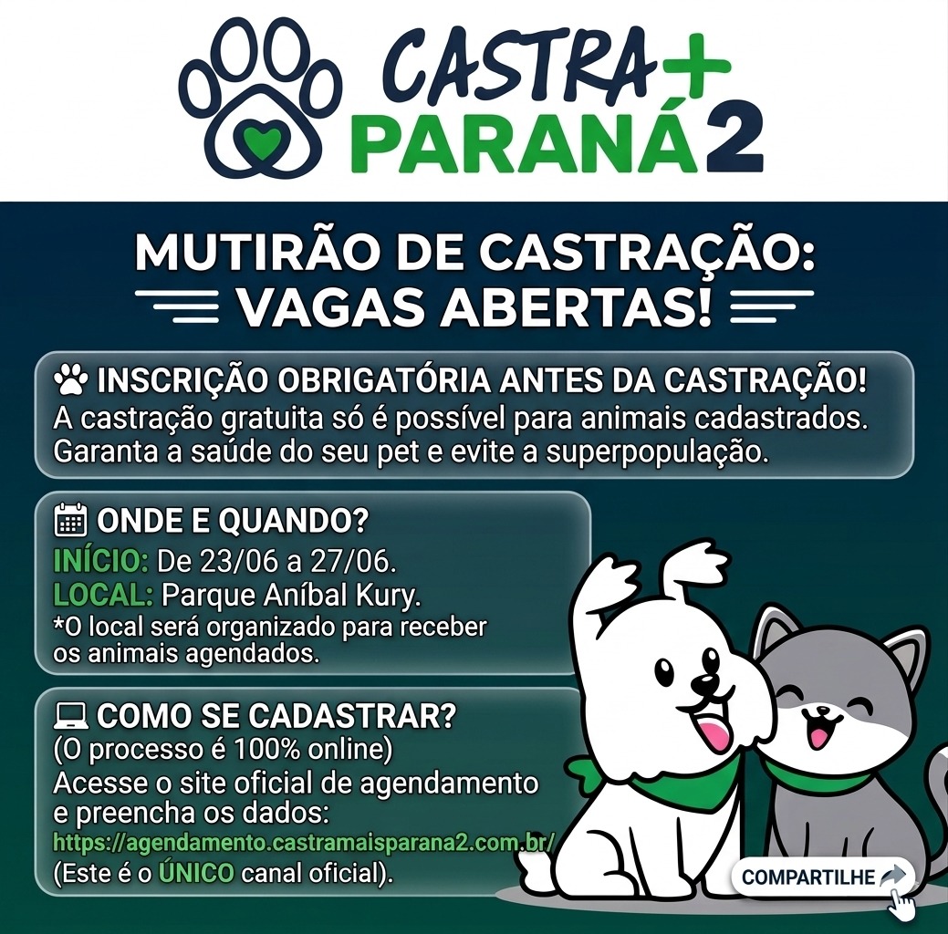 Post no instagram da Prefeitura de Almirante Tamandaré