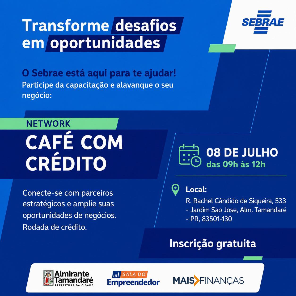 Post no instagram da Prefeitura de Almirante Tamandaré