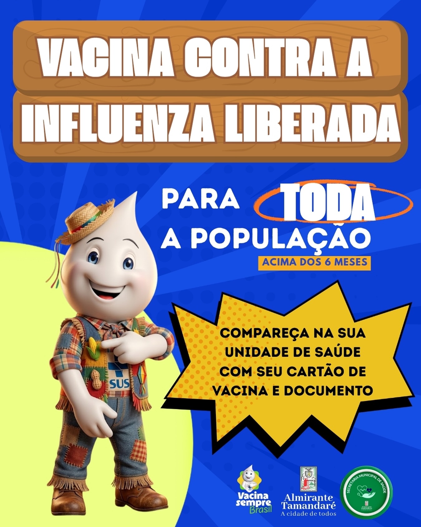 Post no instagram da Prefeitura de Almirante Tamandaré