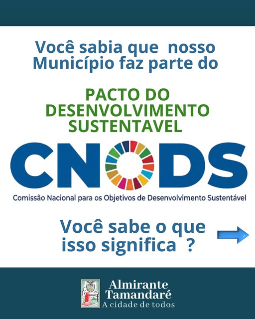 Post no instagram da Prefeitura de Almirante Tamandaré